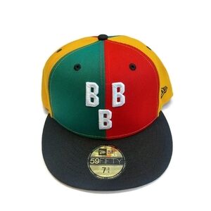 59Fifty New Era Birmingham Black Barons Just Caps Negro League Fitted Sz 7 3/4
